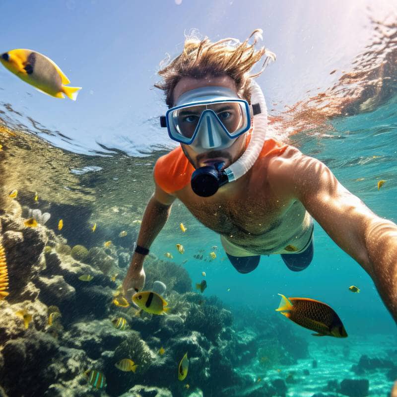 SNORKELLING AT CHUMBE ISLAND